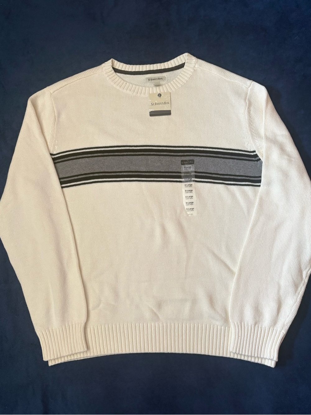 St John’s Bay Men’s 100% Cotton Minimalist Style Sweater